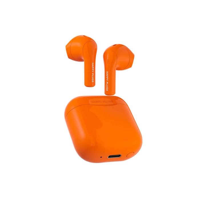Bild 3, Happy Plugs Joy Hörlurar In-Ear TWS Orange