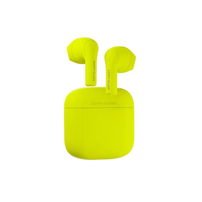 Bild 1, Happy Plugs Joy Hörlurar In-Ear TWS Neongul
