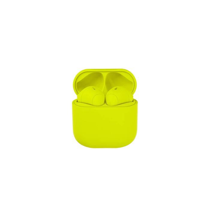 Bild 5, Happy Plugs Joy Hörlurar In-Ear TWS Neongul