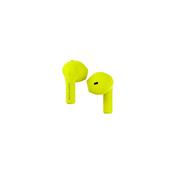Bild 7, Happy Plugs Joy Hörlurar In-Ear TWS Neongul
