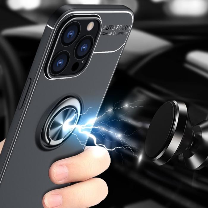 Bild 6, iPhone 14 Pro Max Skal Ring Blå