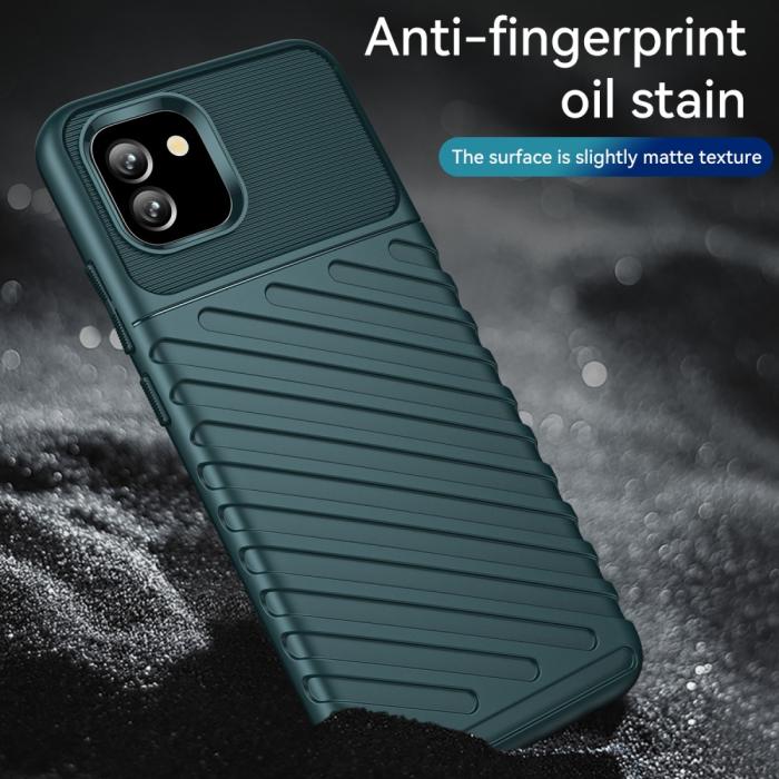 Bild 5, Samsung Galaxy A03 Skal Twill Textur Grön