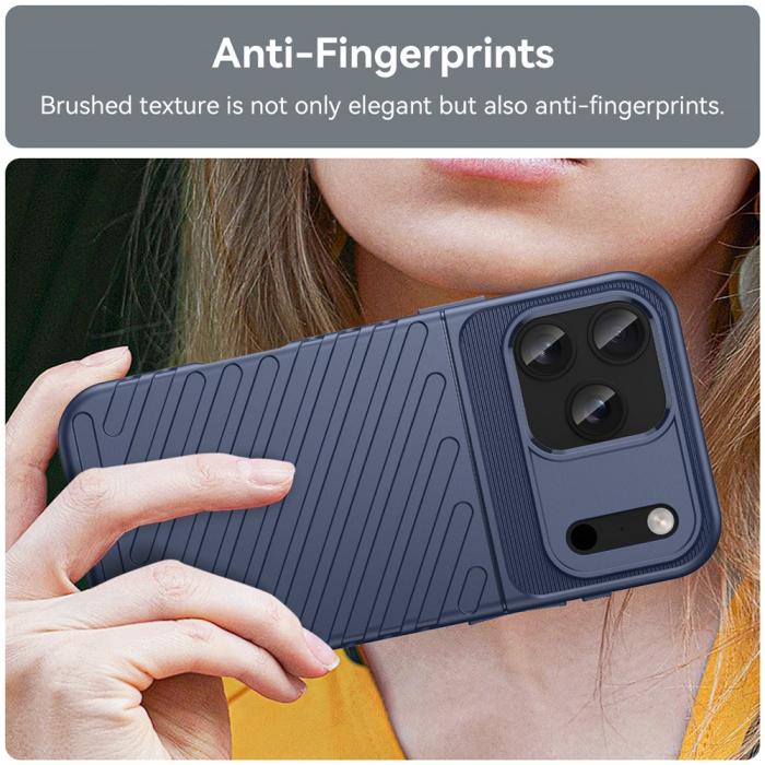 Bild 6, iPhone 18 Pro Max/17 Pro Max TPU Skal Vävt Mönster Blå