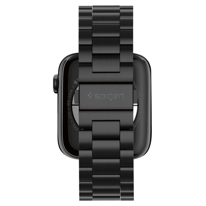 Bild 5, Spigen Apple Watch 42/44/45/46/49 mm Armband Modern Fit Svart