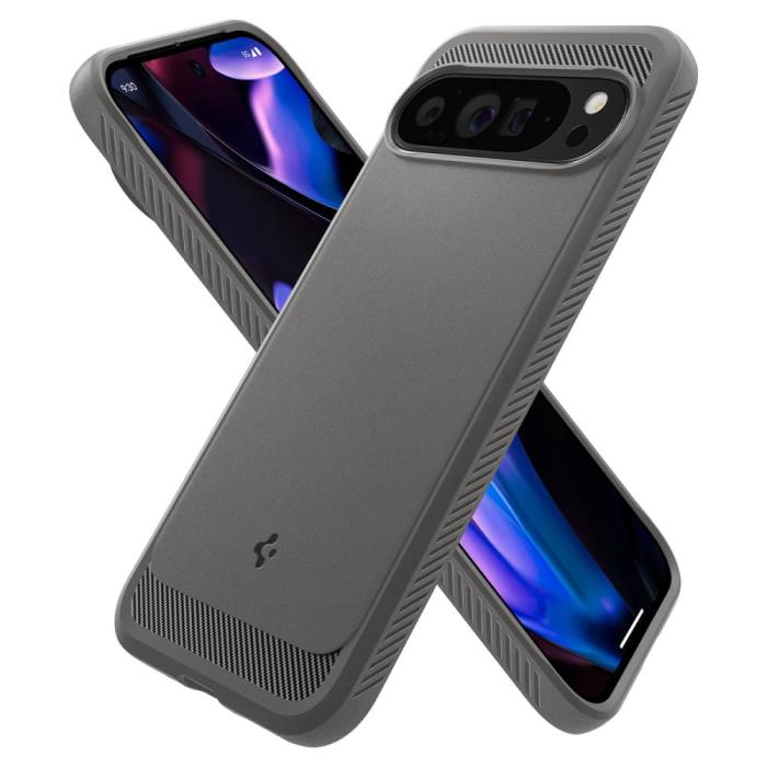 Bild 6, Spigen Google Pixel 9 Pro XL Skal Rugged Armor Marble Grey