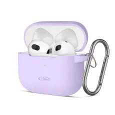 Tech-Protect AirPods 3 Skal Silikon Hook Lavender