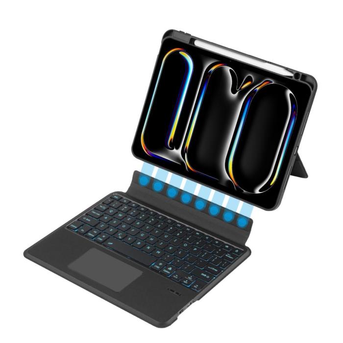 Bild 3, Tech-Protect iPad Pro 11 2024 Fodral SmartCase Tangentbord