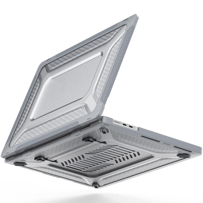 Bild 1, MacBook Pro 16 2021-2023 Skal Med Kickstand Grå