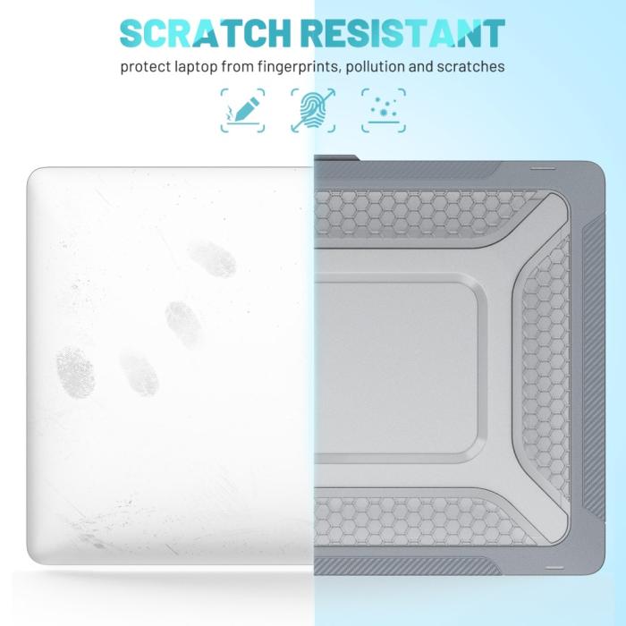 Bild 6, MacBook Pro 16 2021-2023 Skal Med Kickstand Grå