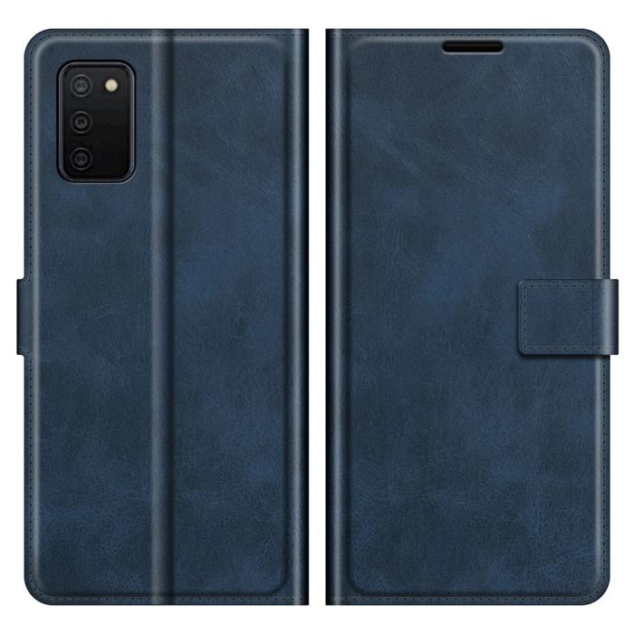 Bild 1, Samsung Galaxy A03s Fodral Läder Blå