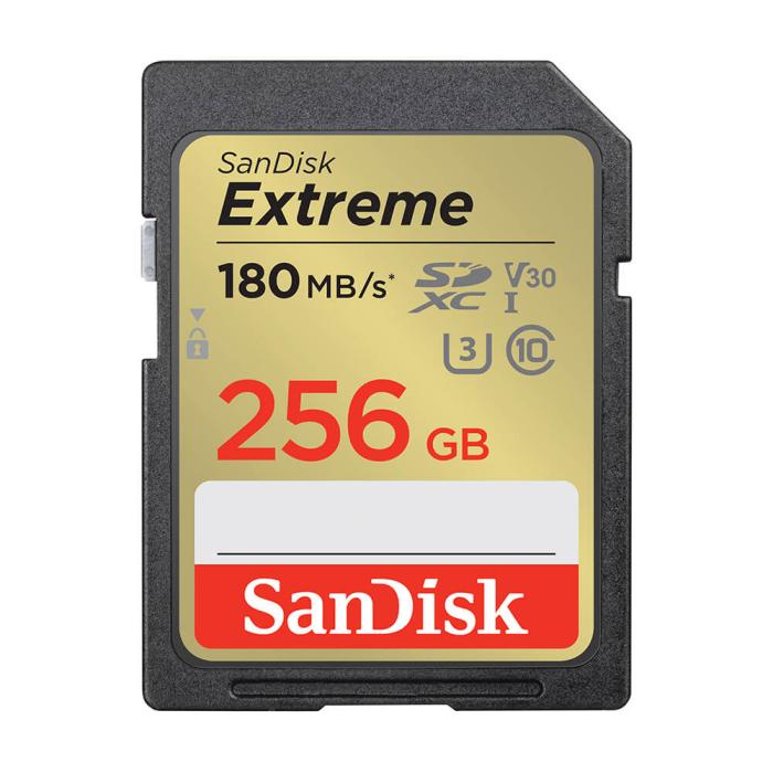 Bild 1, SanDisk SDXC Extreme 256 GB 180MB/s Minneskort