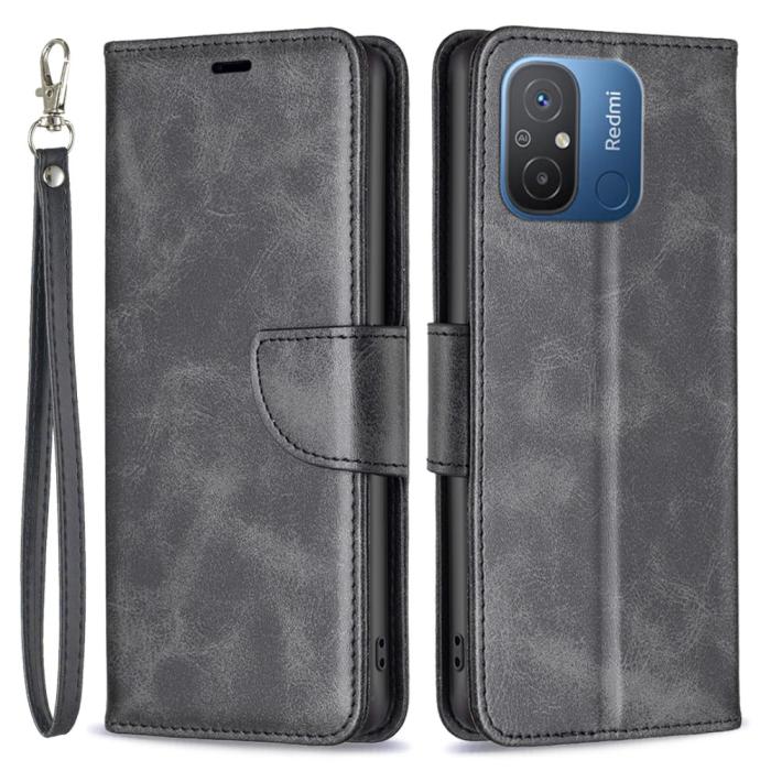 Bild 1, Xiaomi Redmi 12C 4G Fodral Shark Solid Läder Svart