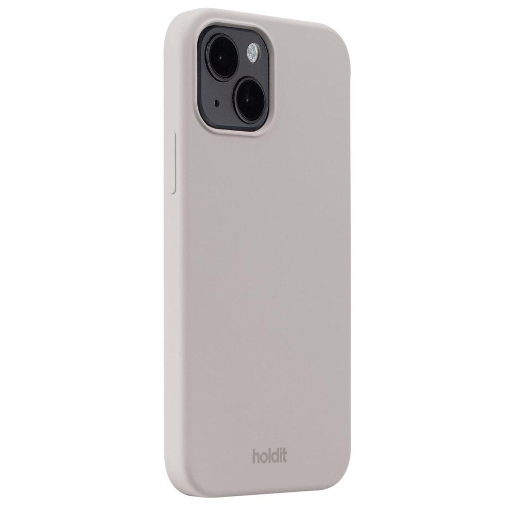 holdit iPhone 15 Mobilskal Silikon Taupe