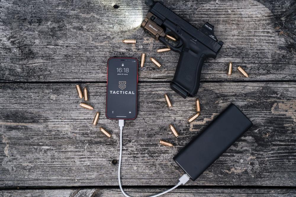 Tactical 1m 2.4A 12W USB-C Laddkabel Smooth Svart