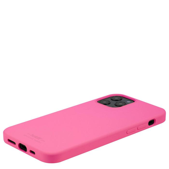 Bild 3, holdit iPhone 12/12 Pro Skal Silikon Bright Pink