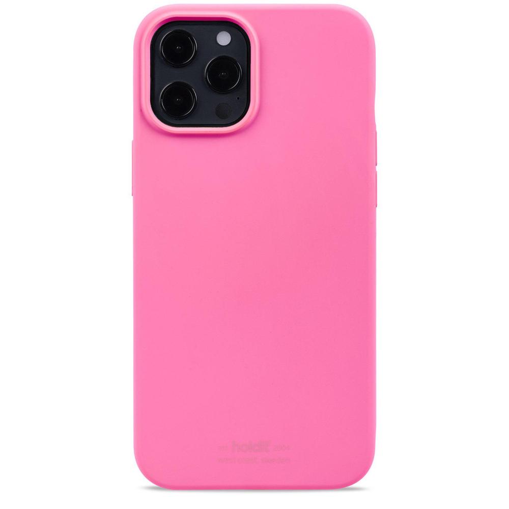 holdit iPhone 12 Pro Max Skal Silikon Bright Pink