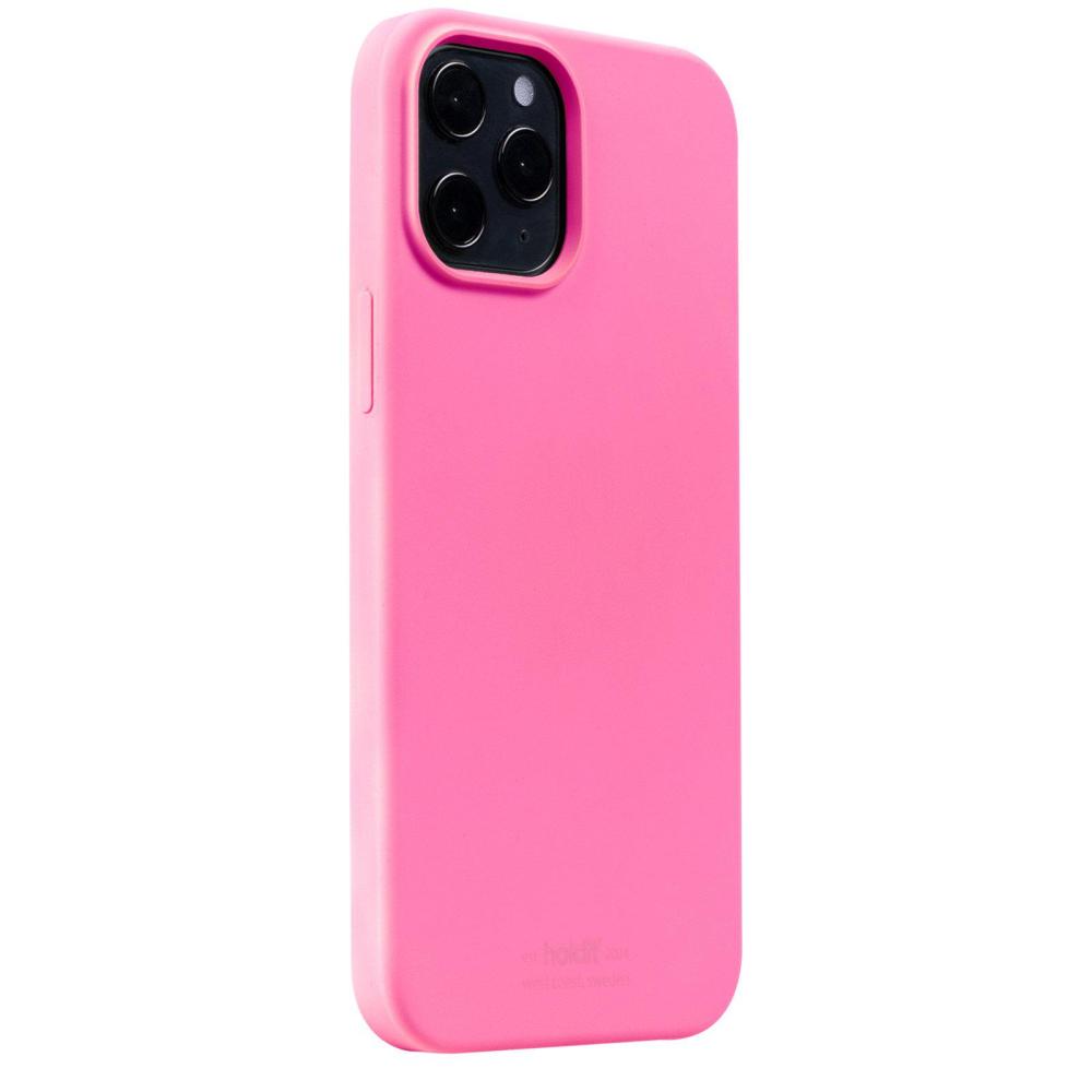 holdit iPhone 12 Pro Max Skal Silikon Bright Pink