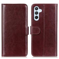 Samsung Galaxy A16 Fodral Crazy Horse L&auml;der Brun