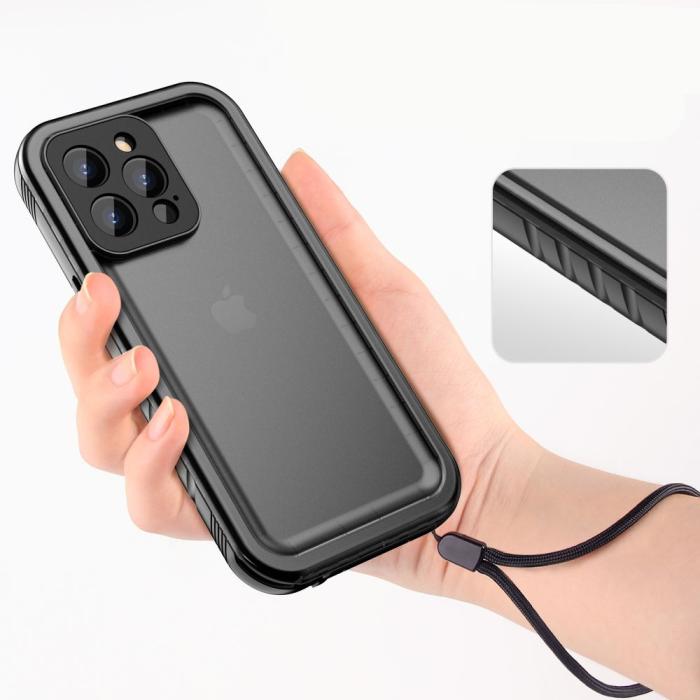 Bild 6, Tech-Protect iPhone 7/8/SE Skal 360 IP68 Shellbox Svart