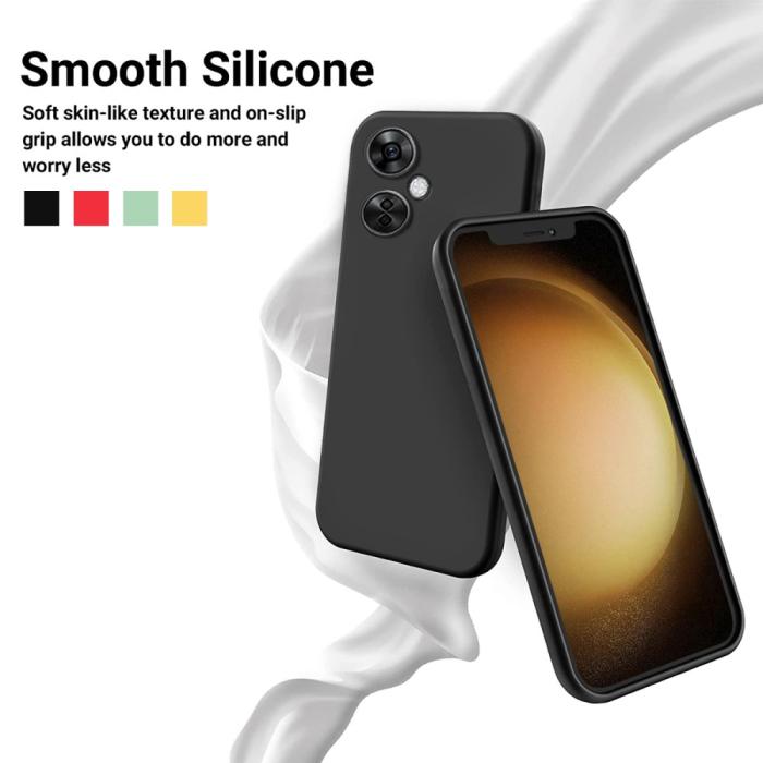 Bild 3, OnePlus Nord CE 3 Lite 5G Skal Liquid Silikon Svart