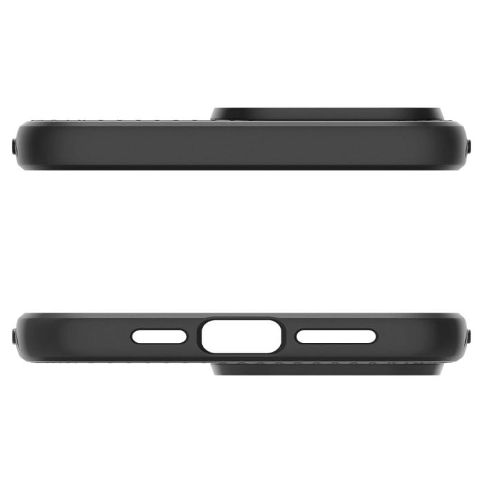 Bild 6, Spigen iPhone 15 Pro Skal Liquid Air Matt Svart