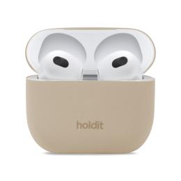 holdit AirPods 3 Skal Silikon Latte Beige