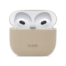 holdit AirPods 3 Skal Silikon Latte Beige