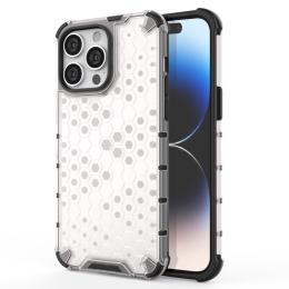 iPhone 15 Pro Max Skal Honeycomb Shockproof Vit