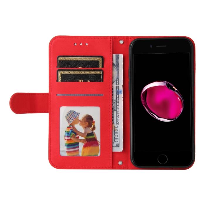 Bild 4, iPhone 7/8/SE Fodral Skin Touch Röd