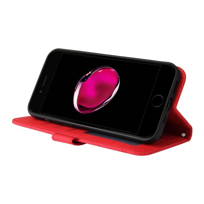 Bild 5, iPhone 7/8/SE Fodral Skin Touch Röd