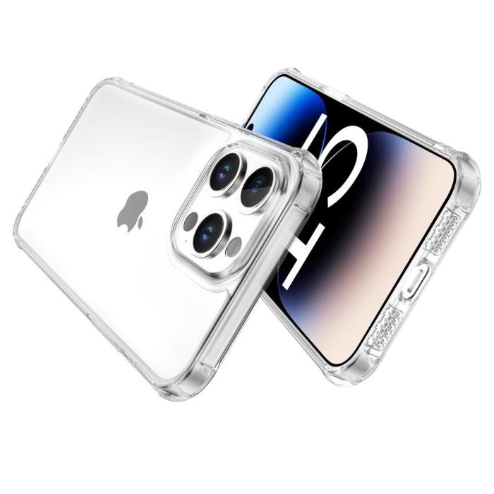 Bild 6, LEEU DESIGN iPhone 15 Pro Skal AirBag Hybrid Transparent