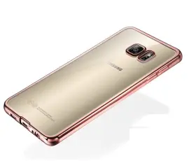 Samsung Galaxy S7 Edge - Färgad TPU - Roséguld
