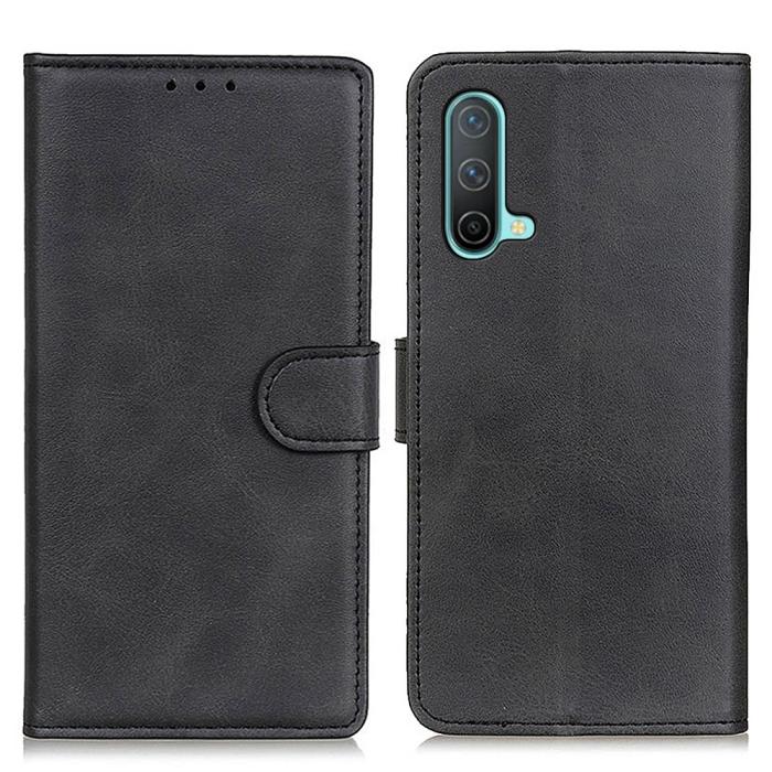 Bild 1, OnePlus Nord CE 5G - Solid Läder Fodral - Svart