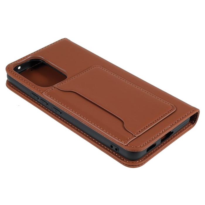 Bild 5, Samsung Galaxy A53 5G Fodral Skin Touch Med Kortfack Brun
