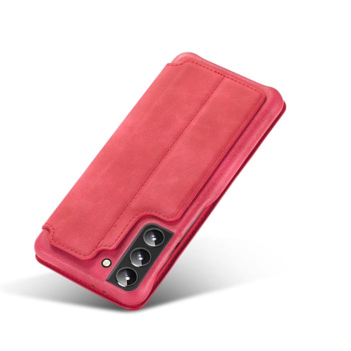Bild 6, LC.IMEEKE Samsung Galaxy S22 Fodral Flip Retro Röd
