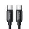 Mcdodo 1.2m 240W PD USB-C - USB-C Nylonkabel Svart