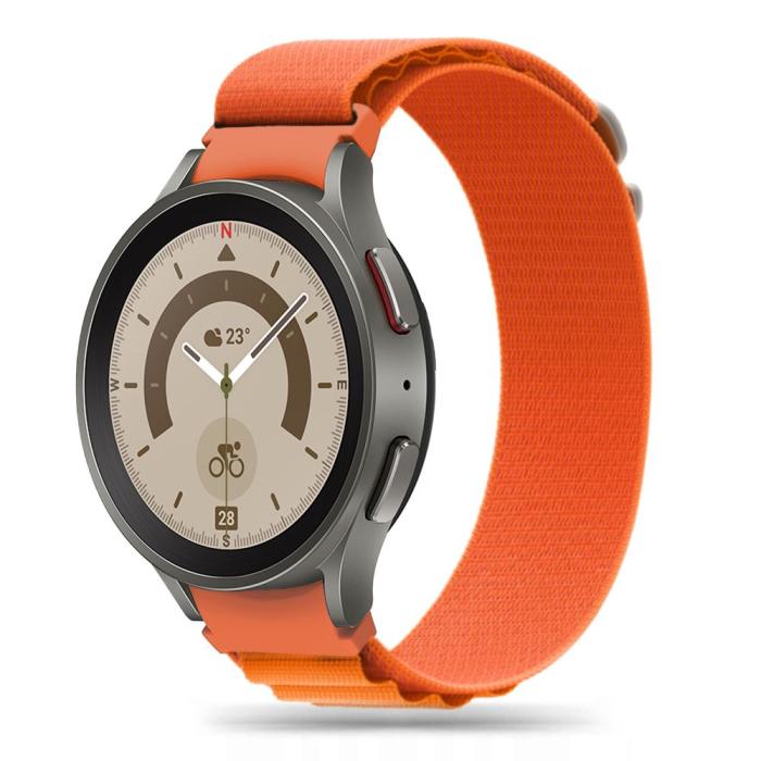 Bild 1, Tech-Protect Galaxy Watch 4/5/5 Pro/6/7/FE Armband Nylon Pro Orange