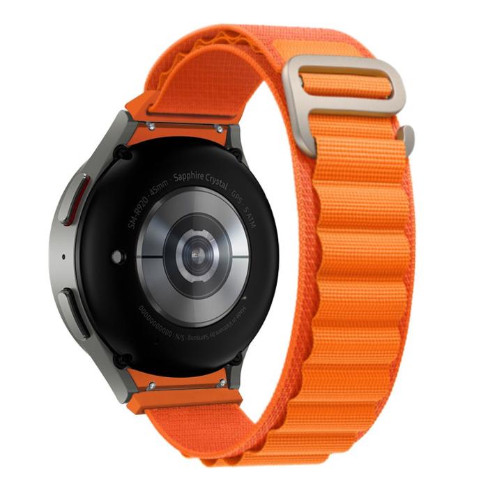 Bild 2, Tech-Protect Galaxy Watch 4/5/5 Pro/6/7/FE Armband Nylon Pro Orange