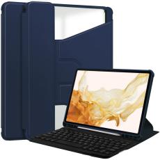 Samsung Galaxy Tab S10 Plus Fodral 360&deg; Rotation M&ouml;rk Bl&aring;
