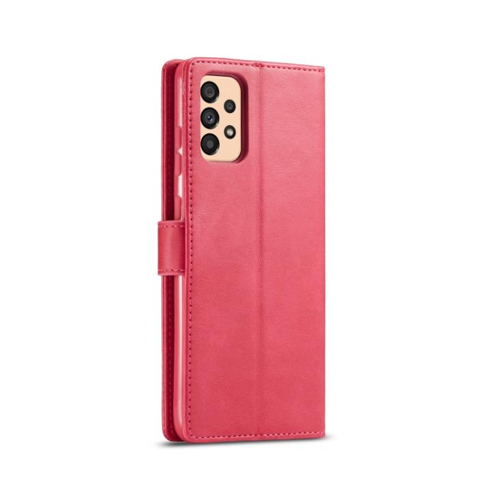 Bild 3, LC.IMEEKE Samsung Galaxy A33 5G Fodral Läder Röd/Rosa