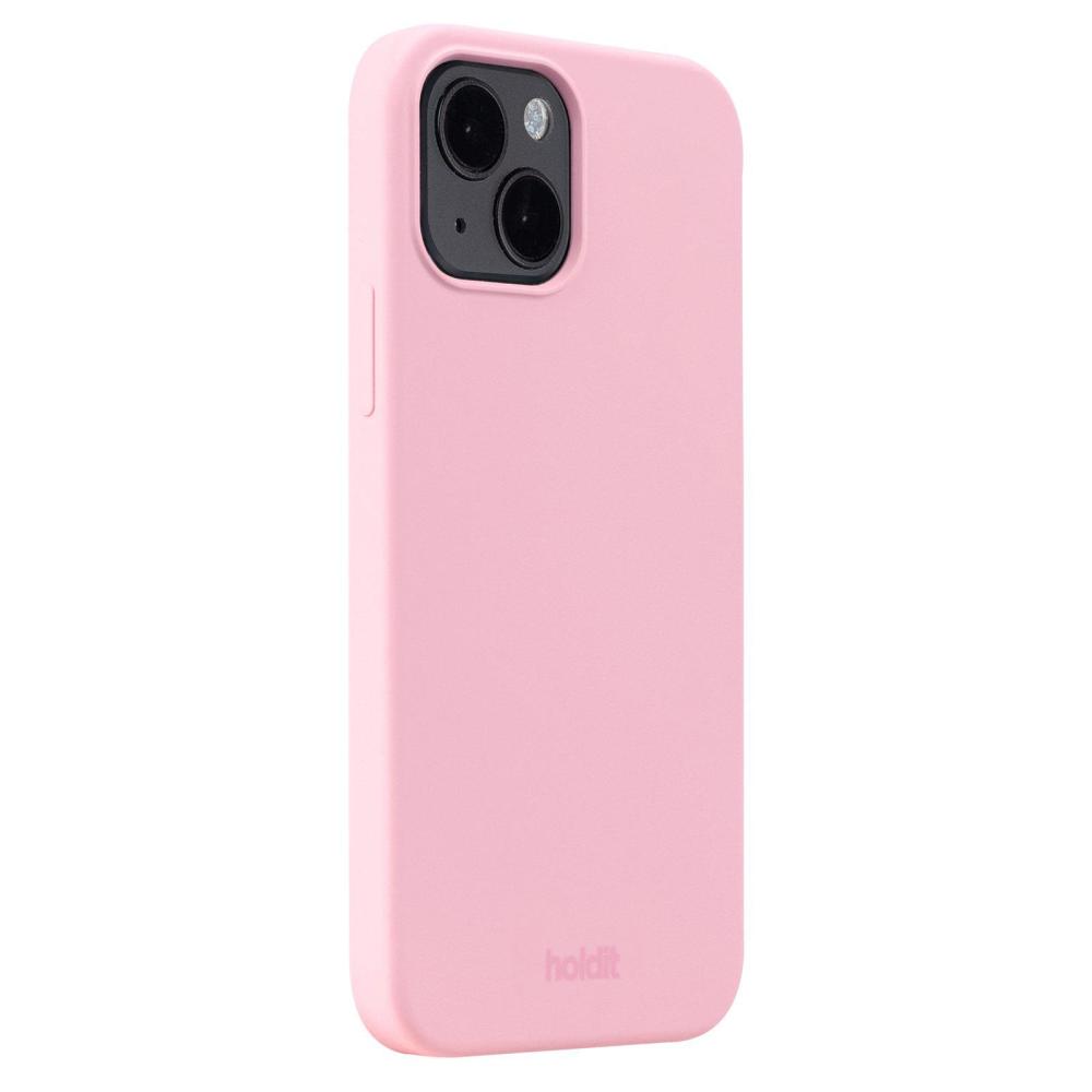 holdit iPhone 15 Mobilskal Silikon Pink