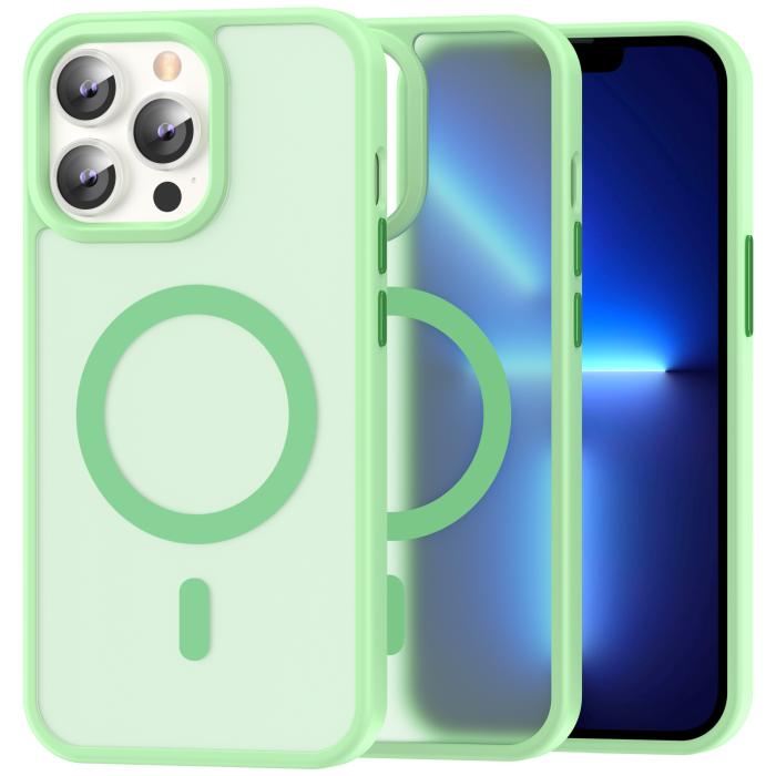 Bild 1, ColorPop iPhone 13 Pro Skal CH MagSafe Matt Ljus Grön