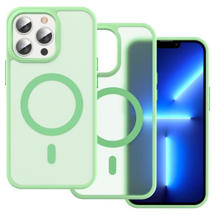 Bild 2, ColorPop iPhone 13 Pro Skal CH MagSafe Matt Ljus Grön