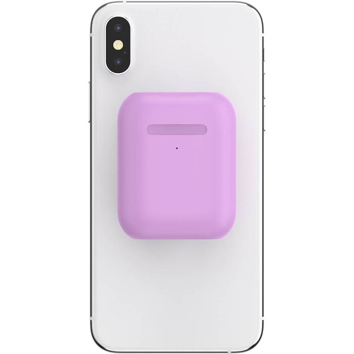 Bild 4, PopSockets Airpods Holder Avtagbart Grip med Case Premium Iris Purple