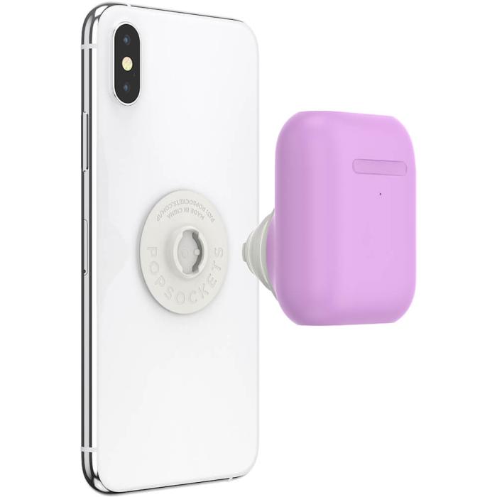 Bild 5, PopSockets Airpods Holder Avtagbart Grip med Case Premium Iris Purple