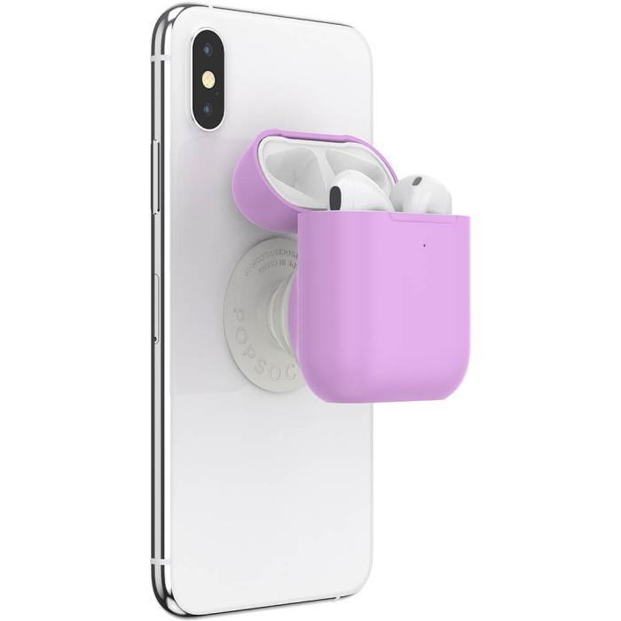 Bild 8, PopSockets Airpods Holder Avtagbart Grip med Case Premium Iris Purple