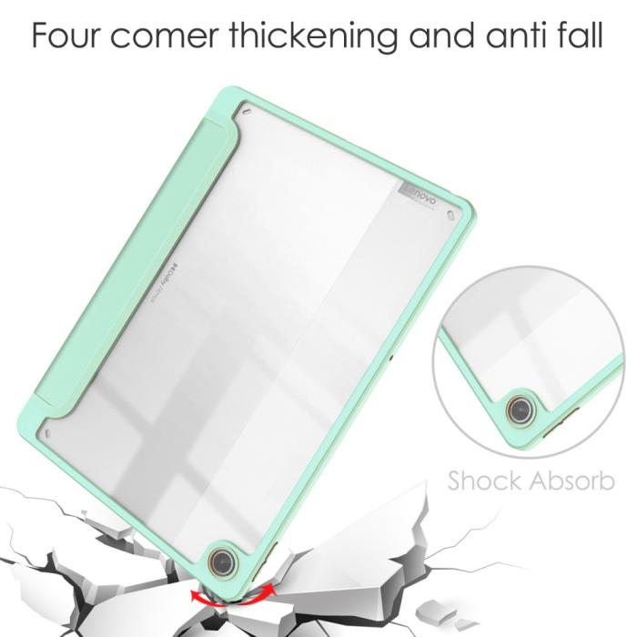 Bild 5, Lenovo Tab M10 Plus Gen 3 Fodral Tri-Fold Hybrid Grön