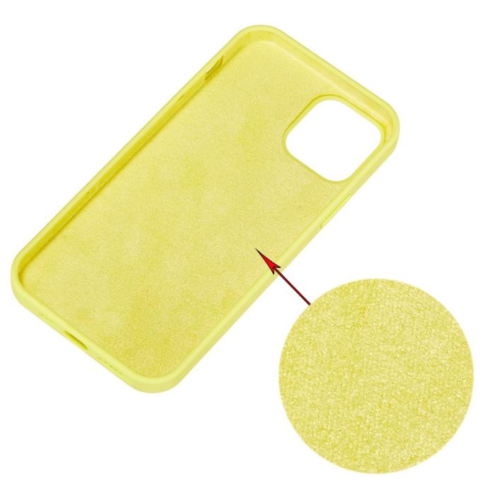 Bild 3, iPhone 13 Skal Liquid Silikon Gul