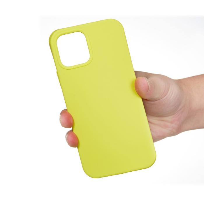 Bild 4, iPhone 13 Skal Liquid Silikon Gul