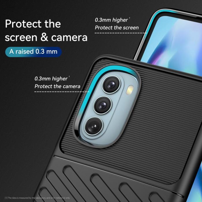 Bild 4, Motorola Moto G51 Skal Twill Textur Svart